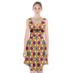 Wavey shapes pattern                                                                  Racerback Midi Dress