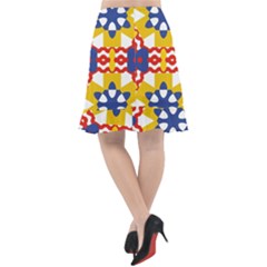 Fishtail Chiffon Skirt 