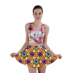 Wavey shapes pattern                                                              Mini Skirt