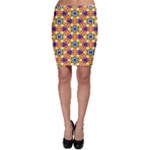 Wavey shapes pattern                                                              Bodycon Skirt