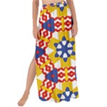 Wavey shapes pattern                                                            Maxi Chiffon Tie-Up Sarong