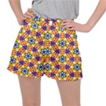 Wavey shapes pattern                                                             Stretch Ripstop Shorts