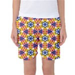 Wavey shapes pattern                                                             Women s Basketball Shorts