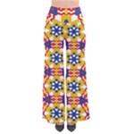 Wavey shapes pattern                                                             Women s Chic Palazzo Pants