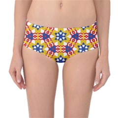 Mid-Waist Bikini Bottoms 