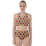 Wavey shapes pattern                                                             Bikini Swimsuit Spa Swimsuit