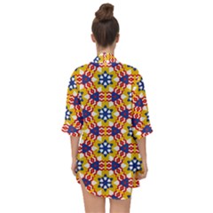 Open Front Chiffon Kimono 