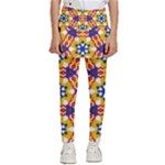 Wavey shapes pattern                  Kids  Skirted Pants