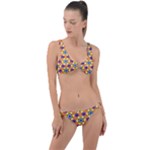 Wavey shapes pattern                                                              Ring Detail Crop Bikini Set