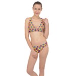 Wavey shapes pattern                                                              Classic Banded Bikini Set