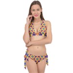 Wavey shapes pattern                                                              Tie It Up Bikini Set