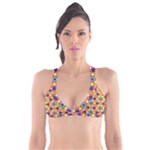 Wavey shapes pattern                                                             Plunge Bikini Top