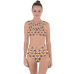 Wavey shapes pattern                                                              Bandaged Up Bikini Set