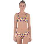 Wavey shapes pattern                                                               Criss Cross Bikini Set