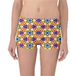 Wavey shapes pattern                                                              Boyleg Bikini Bottoms