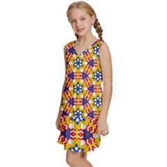 Kids  Sleeveless Tiered Mini Dress 