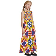 Kids  Satin Sleeveless Maxi Dress 