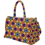 Wavey shapes pattern                                                              Duffel Travel Bag