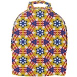 Wavey shapes pattern                                                              Mini Full Print Backpack