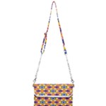 Wavey shapes pattern                                                              Mini Crossbody Handbag