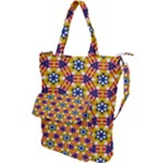 Wavey shapes pattern                                                              Shoulder Tote Bag