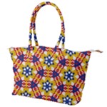 Wavey shapes pattern                                                            Canvas Shoulder Bag