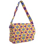 Wavey shapes pattern                                                              Courier Bag