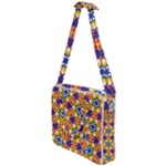 Wavey shapes pattern                                                           Cross Body Office Bag