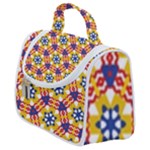 Wavey shapes pattern                                                           Satchel Handbag