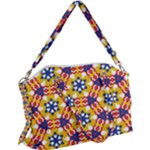 Wavey shapes pattern                                                           Canvas Crossbody Bag