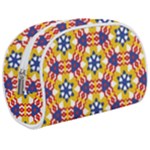 Wavey shapes pattern                                                         Makeup Case (Medium)