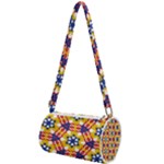 Wavey shapes pattern                                                        Mini Cylinder Bag