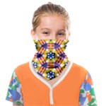 Wavey shapes pattern                                                          Face Covering Bandana (Kids)