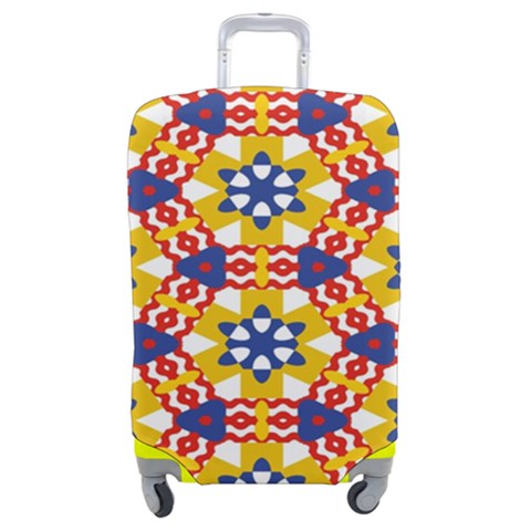 Wavey shapes pattern                                                          Luggage Cover (Medium) from ArtsNow.com