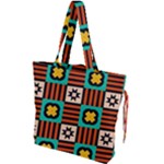 Shapes in shapes                                                             Drawstring Tote Bag