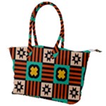 Shapes in shapes                                                             Canvas Shoulder Bag