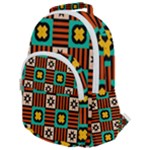 Shapes in shapes                                                            Rounded Multi Pocket Backpack