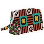 Shapes in shapes                                                            Wristlet Pouch Bag (Large)