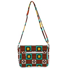 Shoulder Bag with Back Zipper 