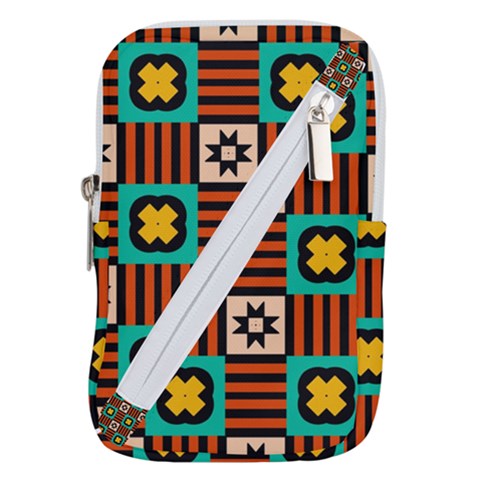 Shapes in shapes                                                            Belt Pouch Bag (Large) from ArtsNow.com