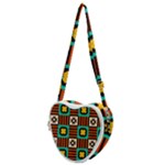 Shapes in shapes                                                           Heart Shoulder Bag