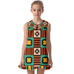 Shapes in shapes                                                      Kids  Pilgrim Collar Ruffle Hem Dress