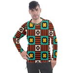 Shapes in shapes                                                            Men s Pique Long Sleeve Tee