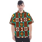 Shapes in shapes                                                             Men s Short Sleeve Shirt