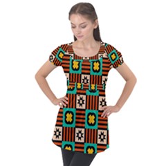 Puff Sleeve Tunic Top 