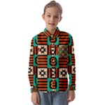 Shapes in shapes                                                         Kids  Long Sleeve Shirt