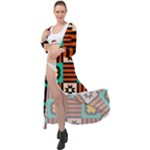 Shapes in shapes                                                                  Maxi Chiffon Beach Wrap