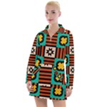 Shapes in shapes                                                                Women s Hoodie Dress