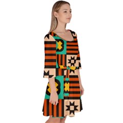 Velour Kimono Dress 