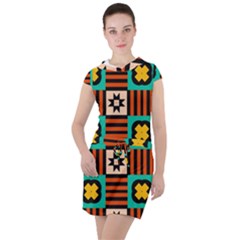 Drawstring Hooded Dress 